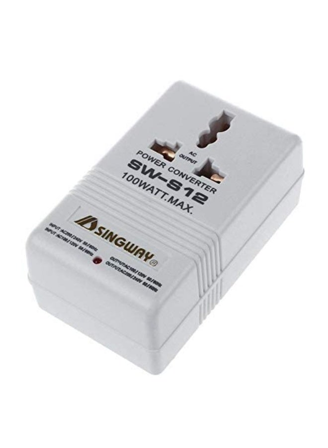 SINGWAY 100W 110V-120V to 220V-240V Step-Up and Down Voltage Converter - Image 4